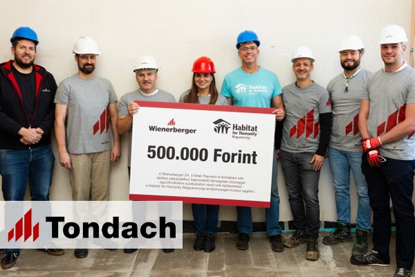 Tondach - Jótékonysági célra ment a Tondach „Esztétika és fenntarthatóság″ építész pályázat pénzdíja
