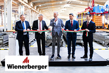 Wienerberger - Európa egyik legmodernebb áthidaló- és gerendagyárát adta át Kőszegen a Wienerberger