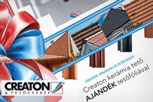 Creaton - Kérje ajándék fóliáját Creaton tetőjéhez!