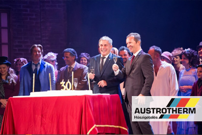 Austrotherm - Január 24-én tartotta az Austrotherm Kft. 30. születésnapi rendezvényét a Budapesti Operettszínházban