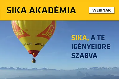 ***Sika - SIKA AKADÉMIA WEBINÁR SOROZAT - "TERVEZÉSI HIBÁK" ÉS INNOVATÍV SIKA MEGOLDÁSOK A VÍZSZIGETELÉSI RENDSZEREKTŐL A PADLÓRENDSZEREKIG