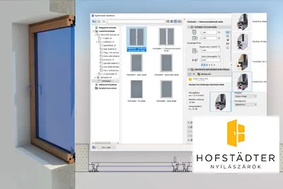 ***Hofstadter - Új Hofstädter nyílászáró könyvtár ARCHICAD-hez