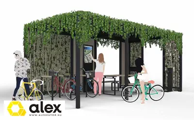 ***Alexbutor - URBANIUM<br /> A klasszikus pergola a jelenre tervezve