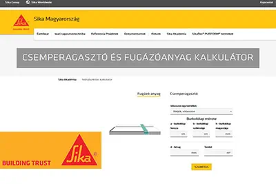 ***Sika - Sika mennyiseg kalkulator