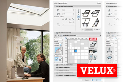 Velux - A VELUX tervezést segítő ArchiCAD könyvtári elemei