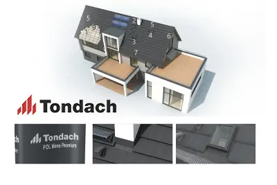 ***Tondach - Black Collection - Új, hosszabb élettartamú tetőfóliák a Tondach kínálatában