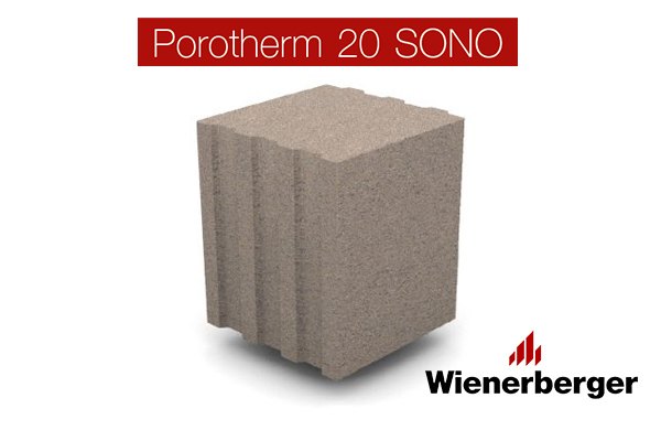Wienerberger - Itt a Porotherm 20 SONO! Elérhető a Porotherm hanggátló termékcsalád legújabb tagja!