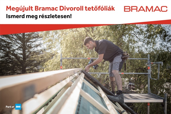Bramac - Megújult a Bramac Divoroll tetőfólia kínálata!