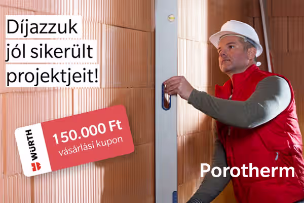 ***Wienerberger - Porotherm Kivitelezői Nyereményjáték