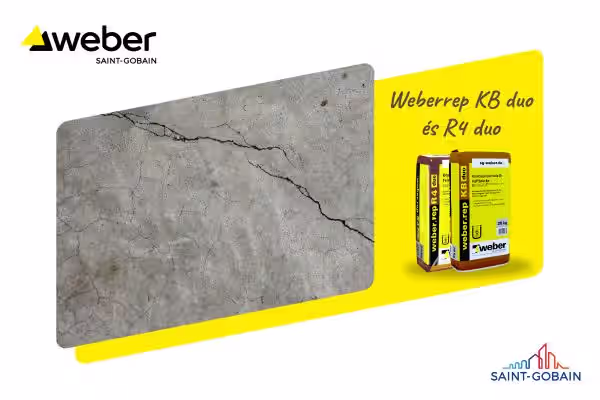 ***Weber - Betonjavítás kültéren: szétfagyott lépcsők és járdák tartós helyreállítása