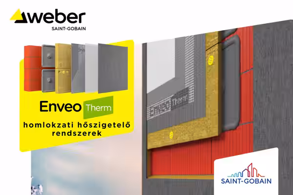 ***Weber - EnveoTherm homlokzati hőszigetelő rendszerek: tervezési szabadság és rendszerszintű biztonság