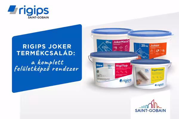 ***Rigips - Rigips Joker termékcsalád: a komplett felületképző rendszer