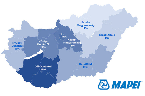 Mapei - Hatéves mélypontra csökkent a kontármunka átlagos kárösszege