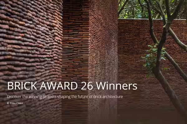 ***Wienerberger - Brick Award 2026: online meetup a nemzetközi téglaépítészet legizgalmasabb projektjeiről