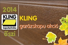 Kling - Kling Őszi garázskapu AKCIÓ