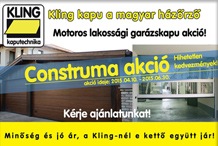 Kling - Kling Lakossági garázskapu AKCIÓ