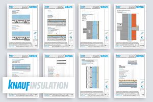 Knauf - ÚJDONSÁG: Letölthetők a Knauf Insulation SUPAFIL® fújható üveggyapot csomóponti ábrái!