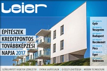 Leier - Építészek kreditpontos továbbképzési napja 2017