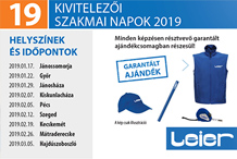 Leier - Fél nap - sok hasznos információ kivitelezőknek Építhet ránk! Leier kivitelezői napok