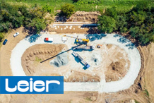 Leier - Szombathely hat hektáros sportparkjának fejlesztése Leier elemekkel