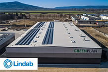 Lindab - Lindab megoldások segítségével épült fel a Green Plan Kft. napelemgyártó csarnoka