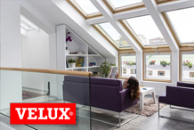 Velux - Ahol a dizájn és bevilágítás tervezés találkozik: VELUX térdfalablakok a tetőtérben