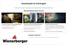 Wienerberger - Porotherm és Tondach szakmai képzések - 2021