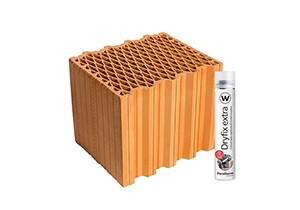 Porotherm 30 X-therm Rapid Dryfix tégla