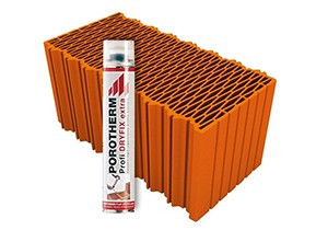 Porotherm 50 X-therm Rapid Dryfix tégla