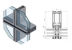 MB-SE65 Elemes homlokzat