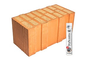 Porotherm 50 Thermo Rapid Dryfix tégla