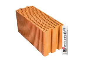 Porotherm 20 N+F Rapid Dryfix tégla